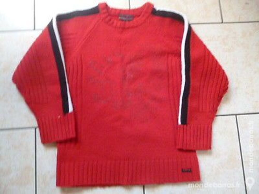 Pull gar&ccedil;on rouge Taille 10 ans Vêtements enfants