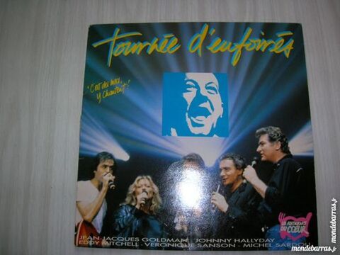 33 TOURS TOURNEE D'ENFOIRES Avec Goldman, Johnny, 28 Nantes (44)