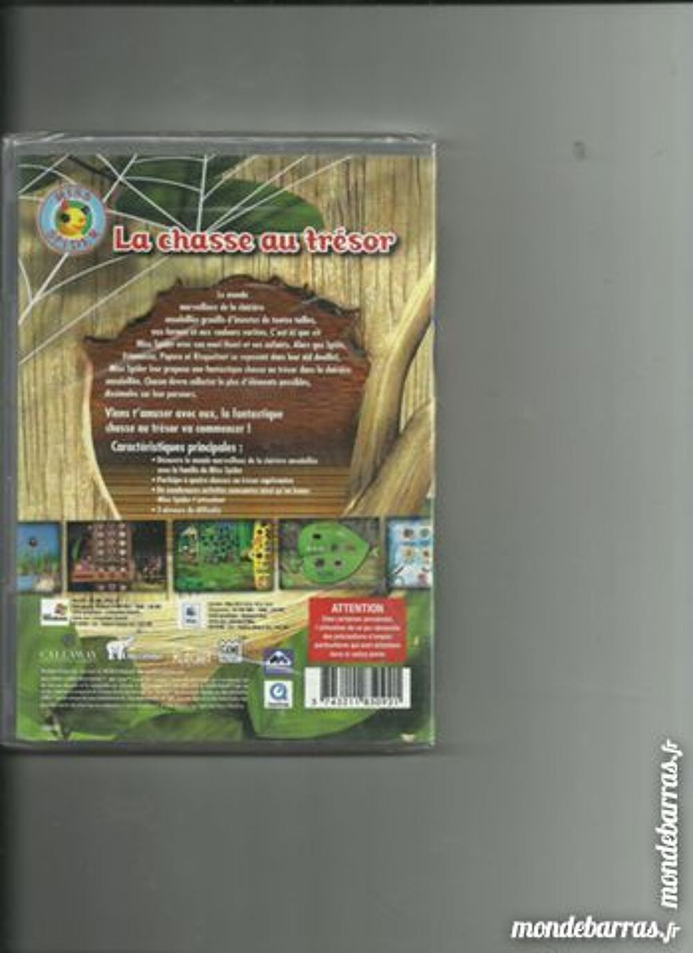 JEU PC LA CHASSE AU TRESOR Consoles et jeux vidéos