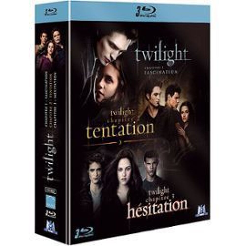 Twilight - Coffret BlueRay - Episodes 1,2,3 DVD et blu-ray