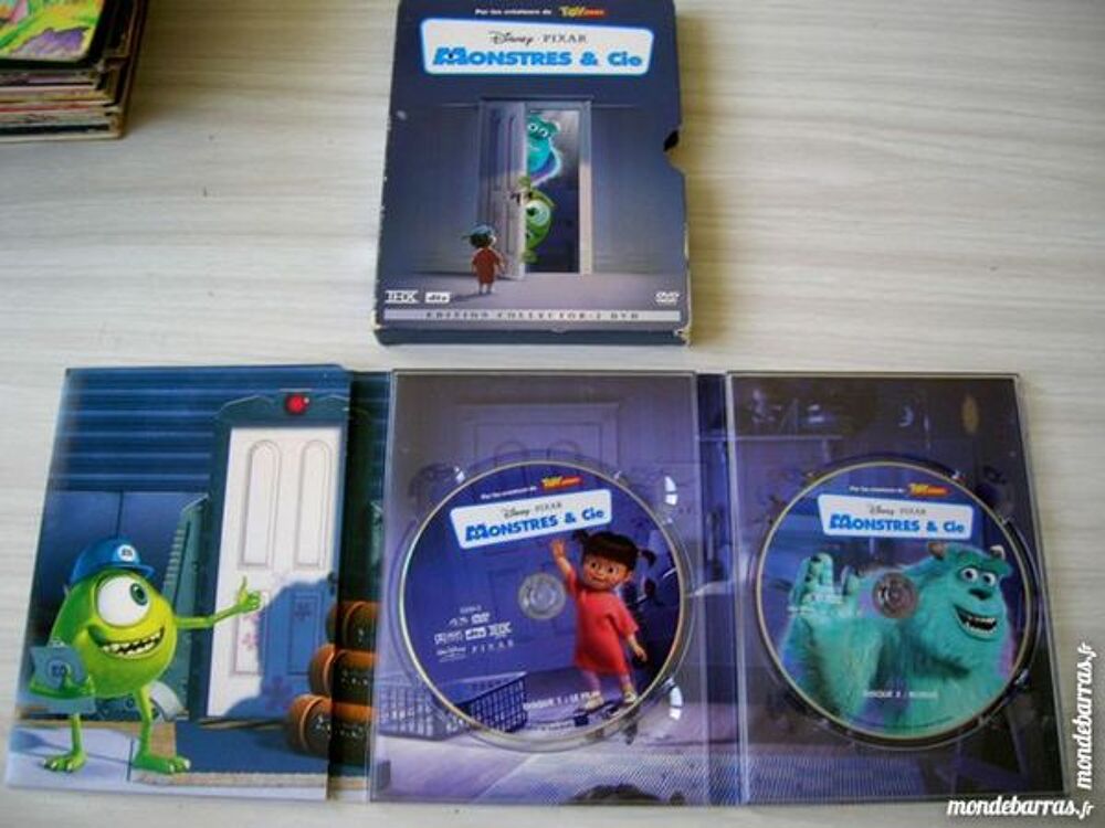DVD MONSTRES &amp; Cie - DISNEY - COLLECTOR DVD et blu-ray