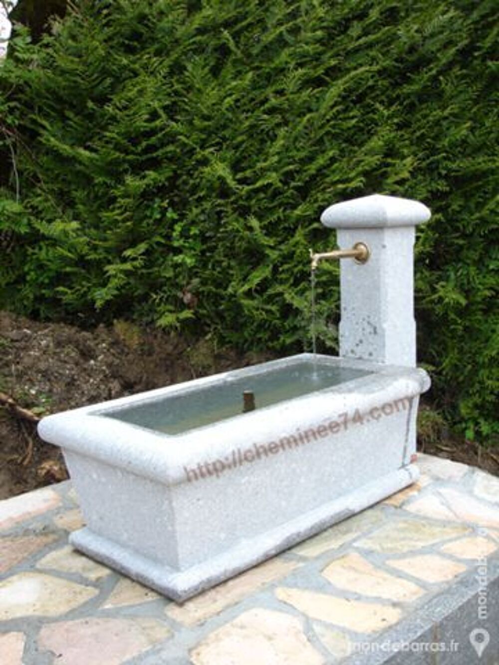 Bassin fontaine en pierre granit Dcoration