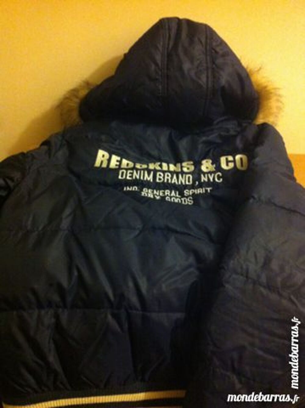 doudoune bleue marine redskins Vêtements enfants