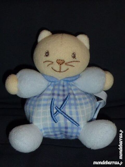 Kaloo doudou chat bleu K accroche tétine 5 Rueil-Malmaison (92)