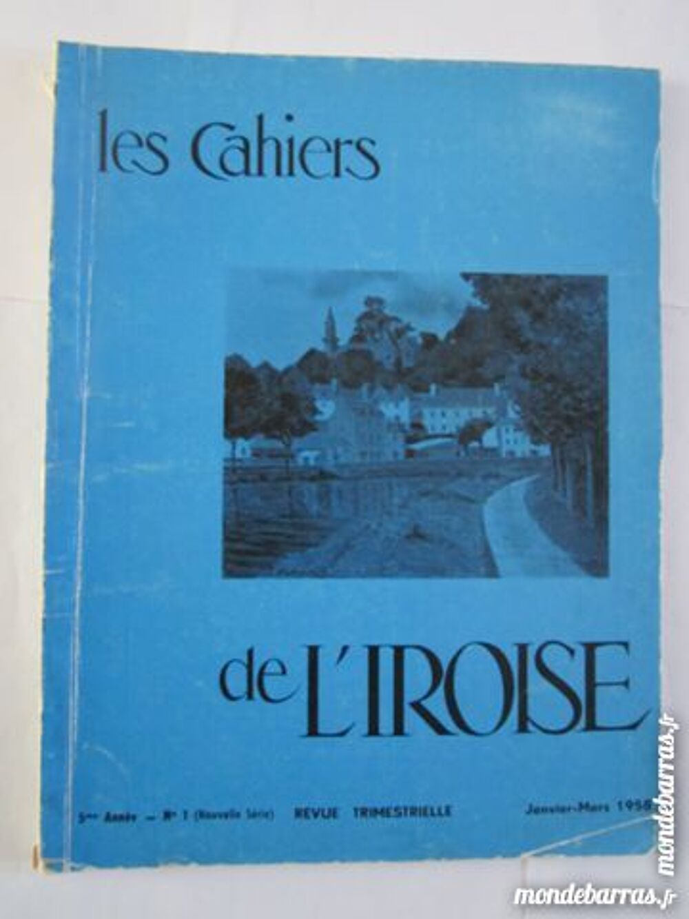 revue LES CAHIERS DE L'IROISE N&deg; 1 de 1958 Livres et BD