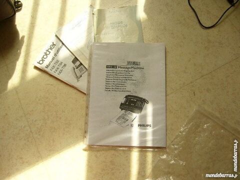 livret d'utilisation fax philips 2 Versailles (78)