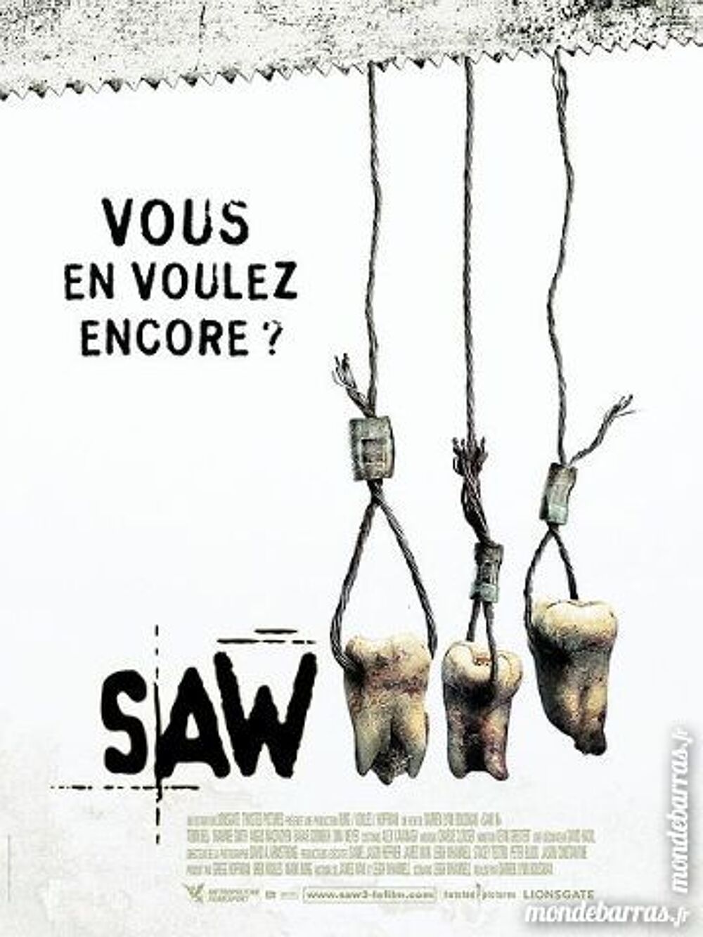 K7 Vhs: Saw 3 (83) DVD et blu-ray