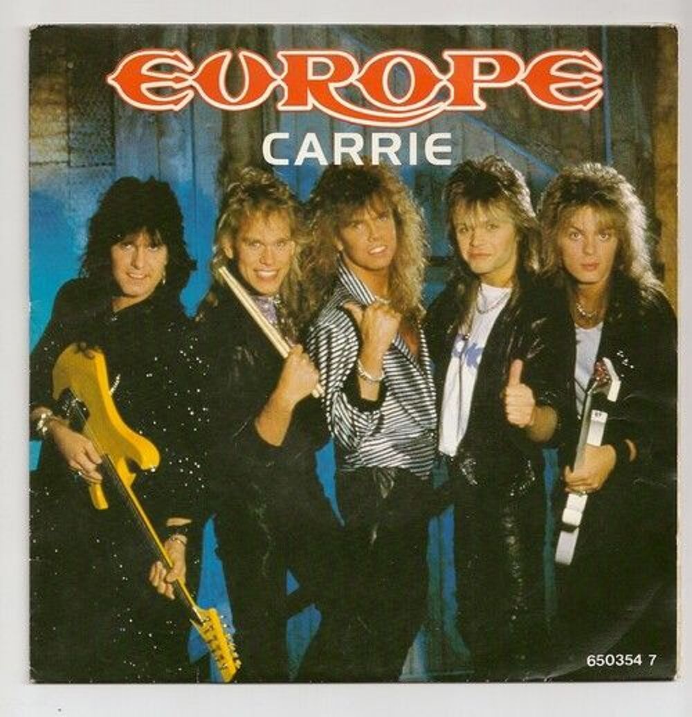 Europe carrie CD et vinyles