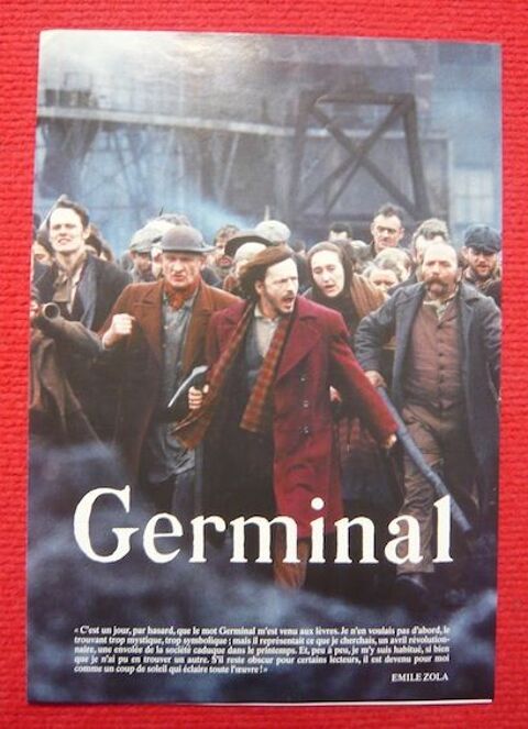 Dossier de presse de Germinal (1993) 20 Sucy-en-Brie (94)