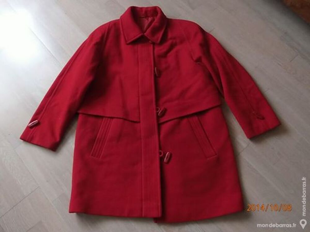 manteau rouge Vtements