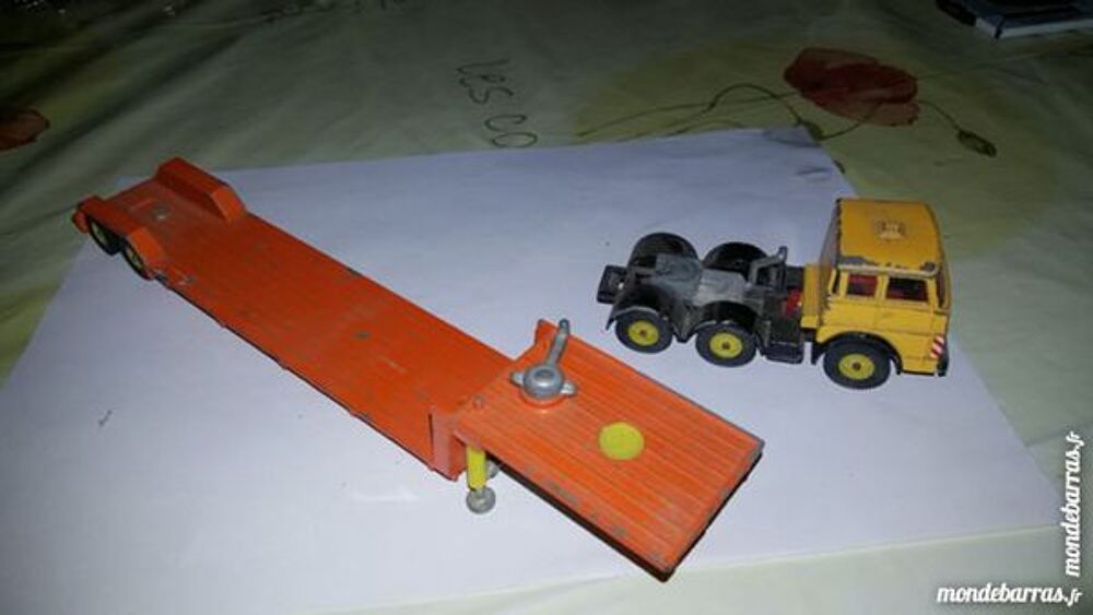 camion tracteur et sa remorque jouet allemand fert Jeux / jouets