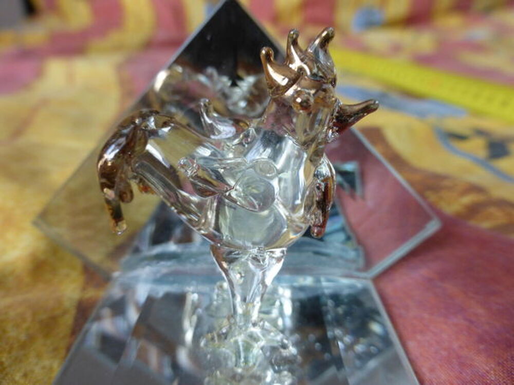 petit COQ en verre (neuf) Décoration