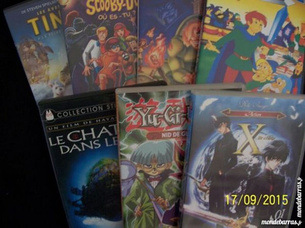 14 DVD TITEUF/ SCOOBY DOO / TINTIN ETC . DVD et blu-ray