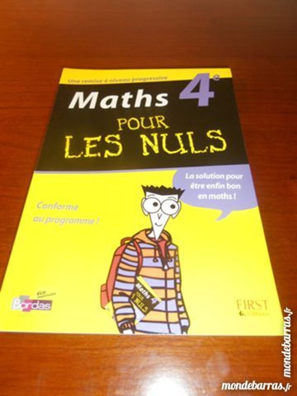 Maths pour les nuls - 4&egrave;me Livres et BD