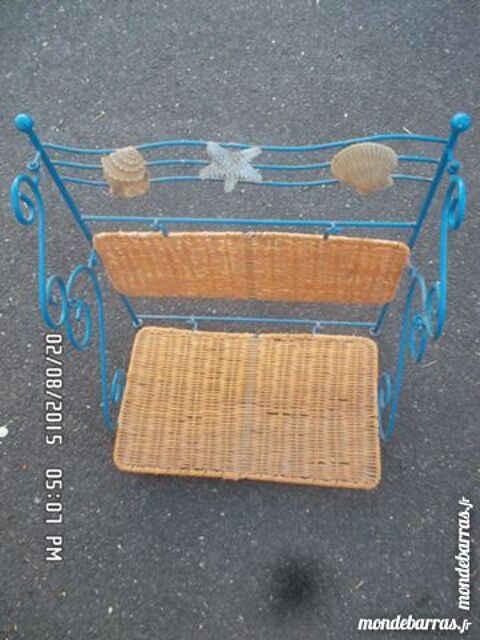 tagre bleu pliable en osier 2 Chambly (60)