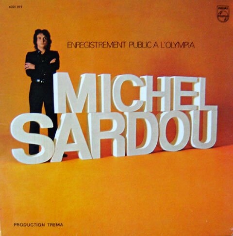 MICHEL SARDOU - olympia 1971   7 Paris 12 (75)