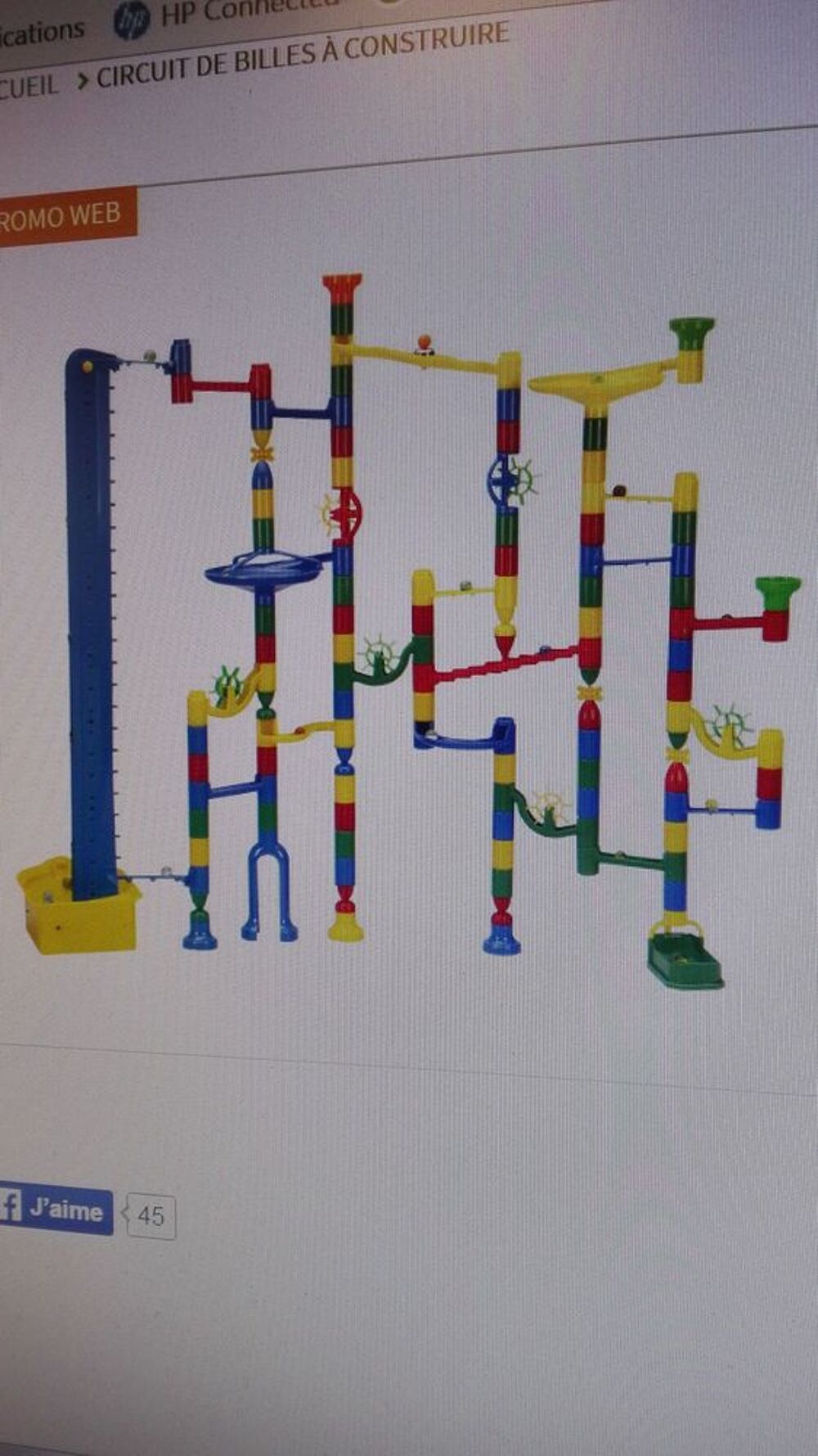 CIRCUIT DE BILLES AVEC ASCENSEUR MOTORISE Jeux / jouets
