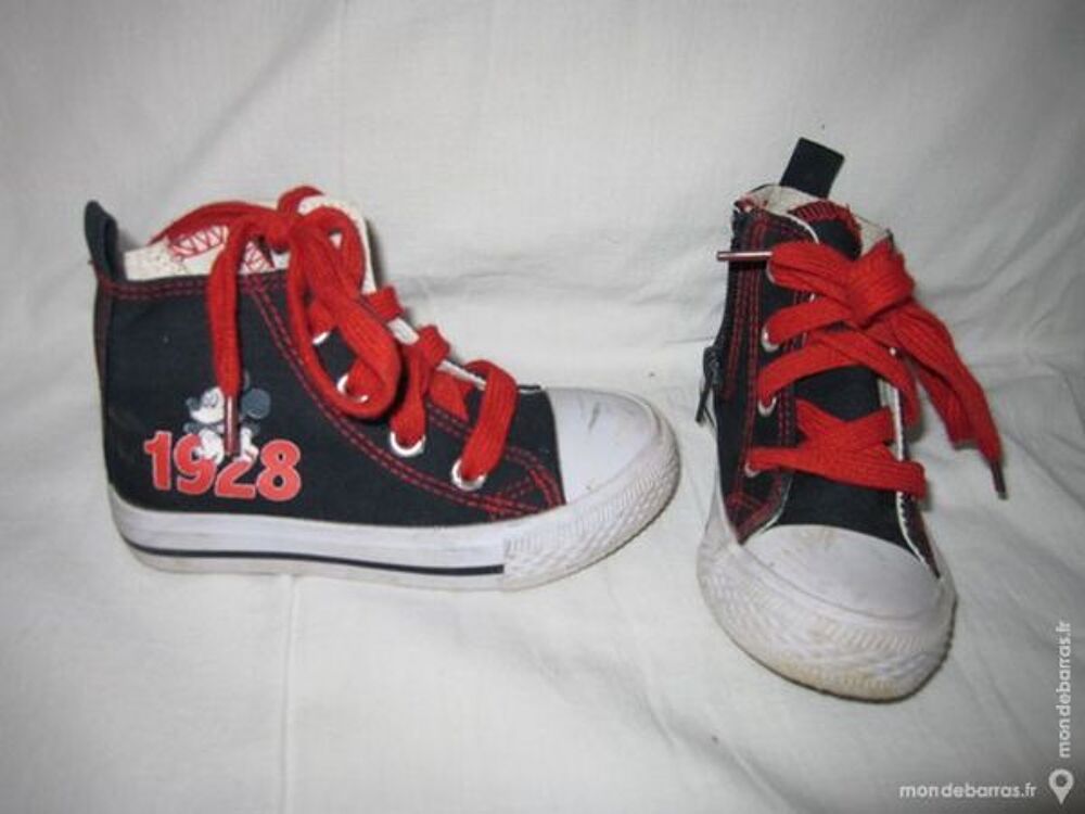 Baskets en tissu gar&ccedil;on Mickey 24 Chaussures