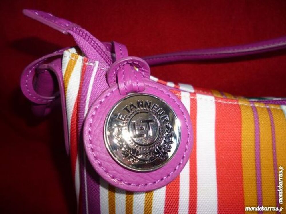 SAC NEUF EN TOILE DE MARQUE LE TANNEUR Maroquinerie