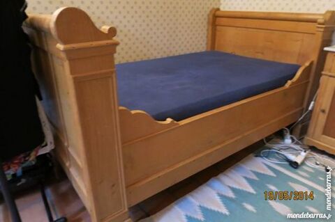 Lit bateau en pin 100 Chteaurenard (13)