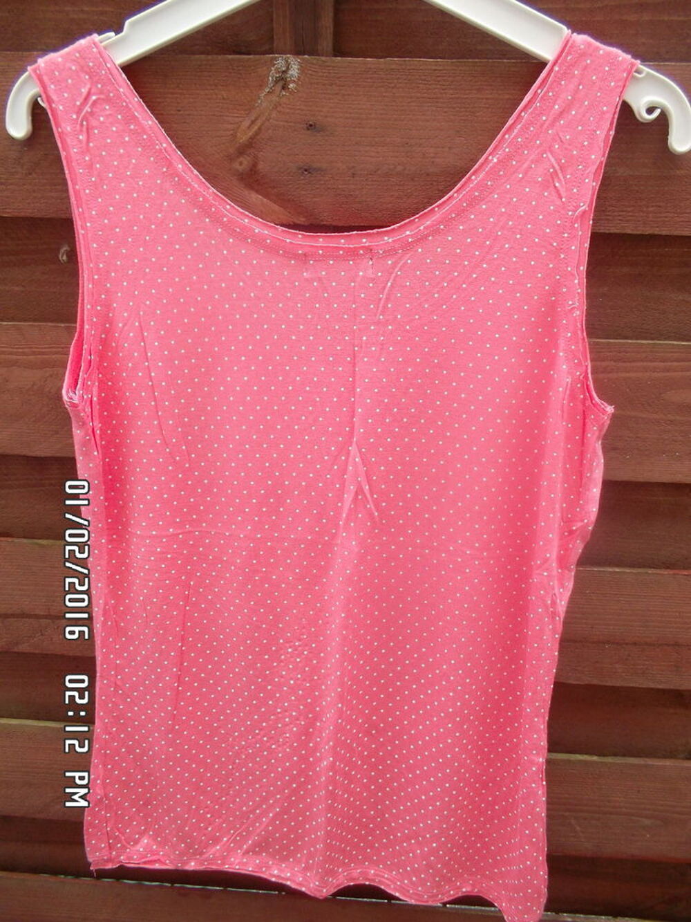DEBARDEUR ROSE A POIX T.2*JUSTE 2E*KIKI60230 Vêtements