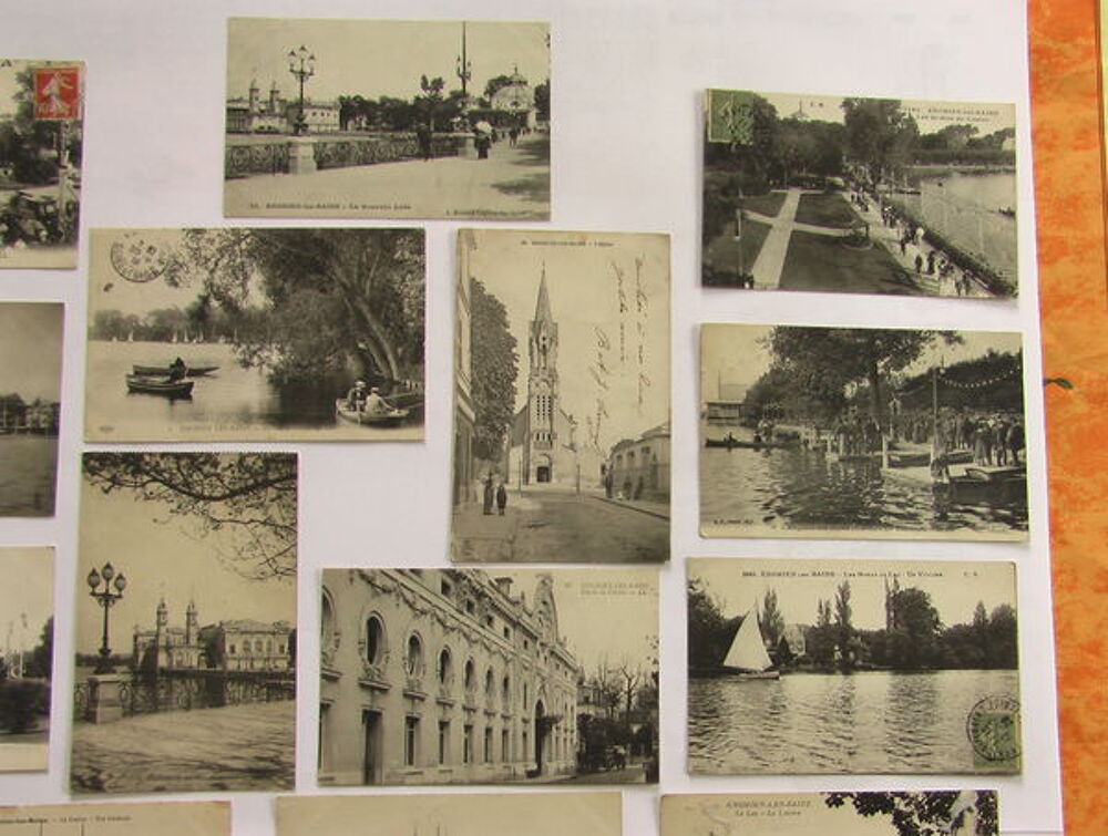 Cartes postales anciennes Enghien les Bains 
