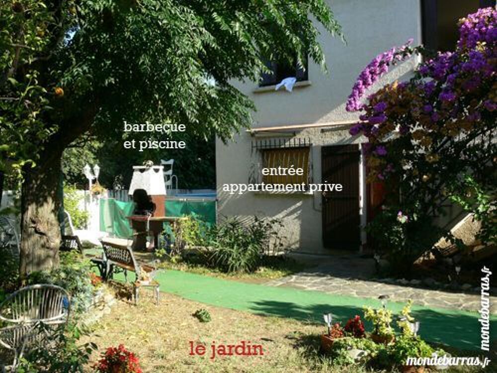   au rdc d'une villa un appartement privé pour 6 Languedoc-Roussillon, Laroque-des-Albères (66740)