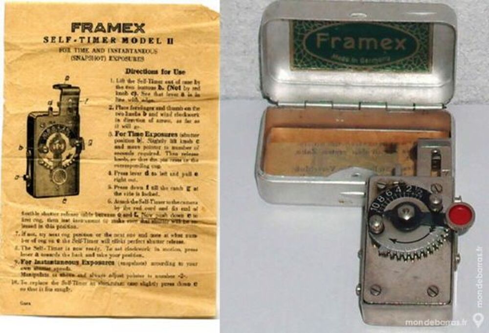 Retardateur &laquo;FRAMEX&raquo; rare Photos/Video/TV