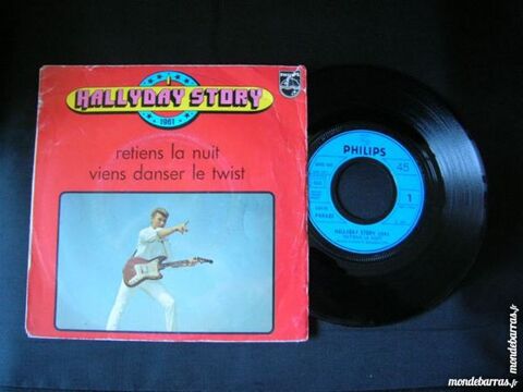 45 TOURS JOHNNY HALLYDAY Retiens la nuit N°1 14 Nantes (44)