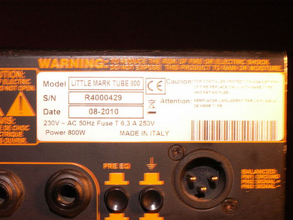 AMPLI BASSE MARK BASS Instruments de musique