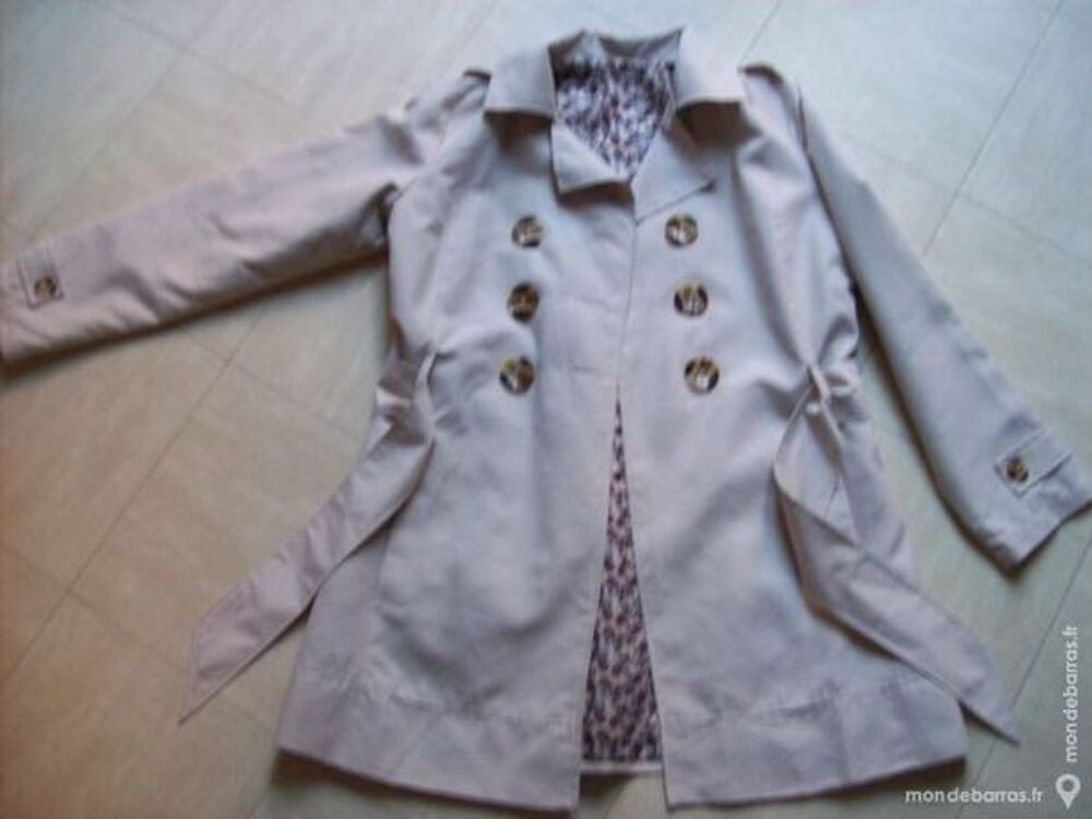 TRENCH COAT mi-long beige - 40 - zoe Vêtements