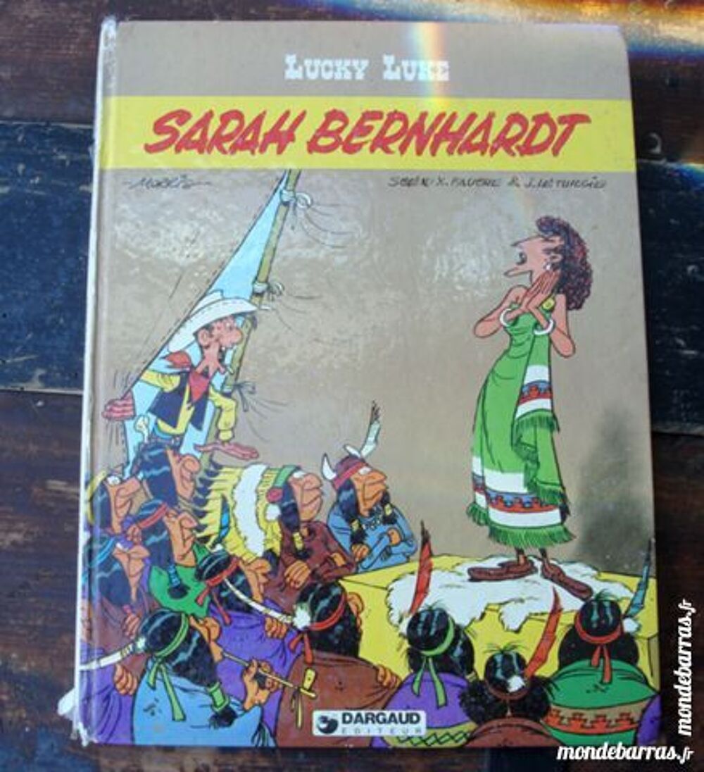 BD Lucky Luke Sarah Bernhardt Livres et BD