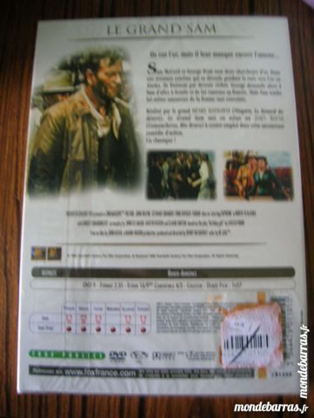 DVD LE GRAND SAM - John Wayne - Western DVD et blu-ray