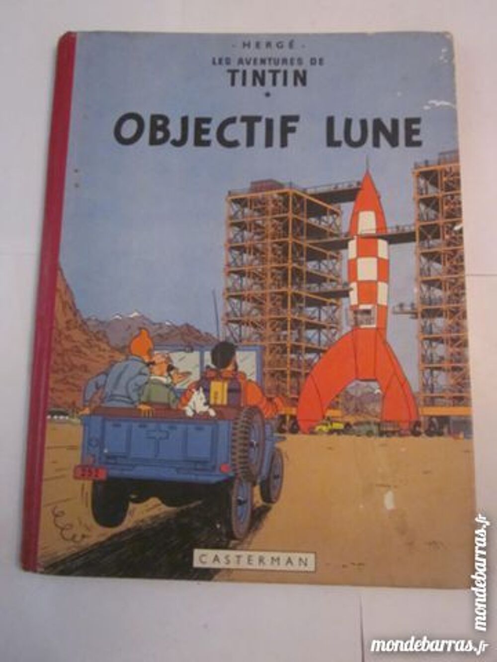 BD E O TINTIN OBJECTIF LUNE Livres et BD