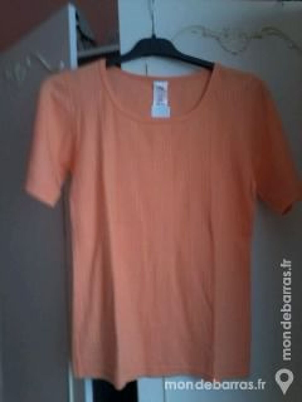 TEE SHIRT ORANGE JEAN DAVID NEUF Vêtements