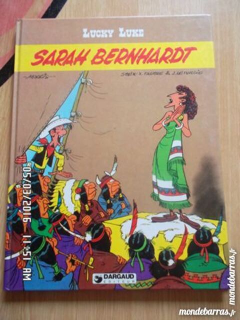 BD LUCKY LUKE SARAH BERNHARDT 5 Chambly (60)