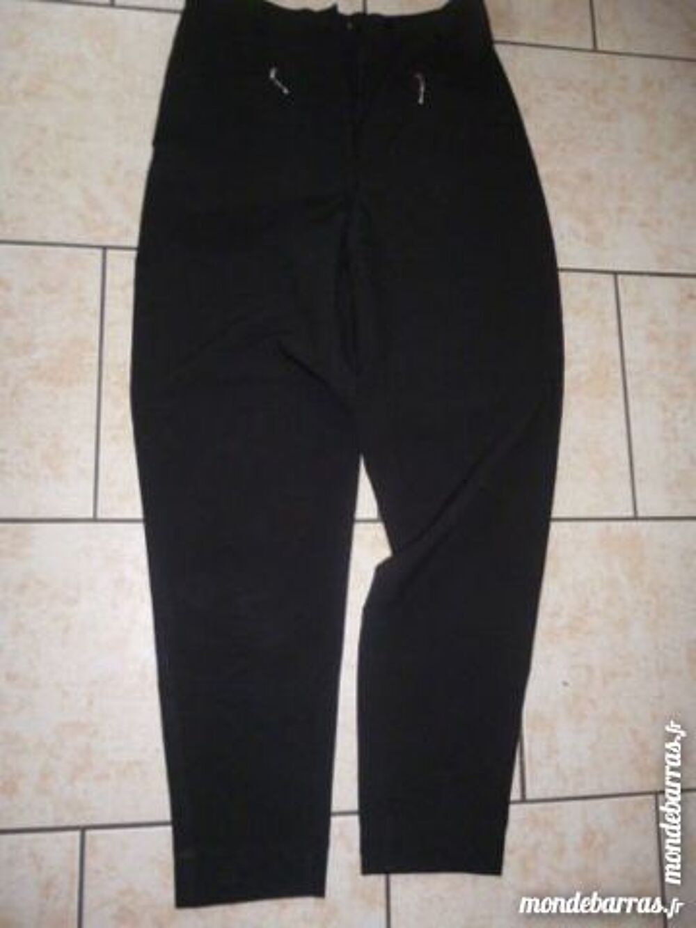 Pantalon noir habill&eacute; Femme Taille 42 Kom 9 Vêtements