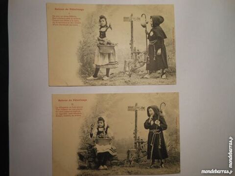 CPA  srie de 5 cartes Retour de pelerinage 17G1 5 Grzieu-la-Varenne (69)