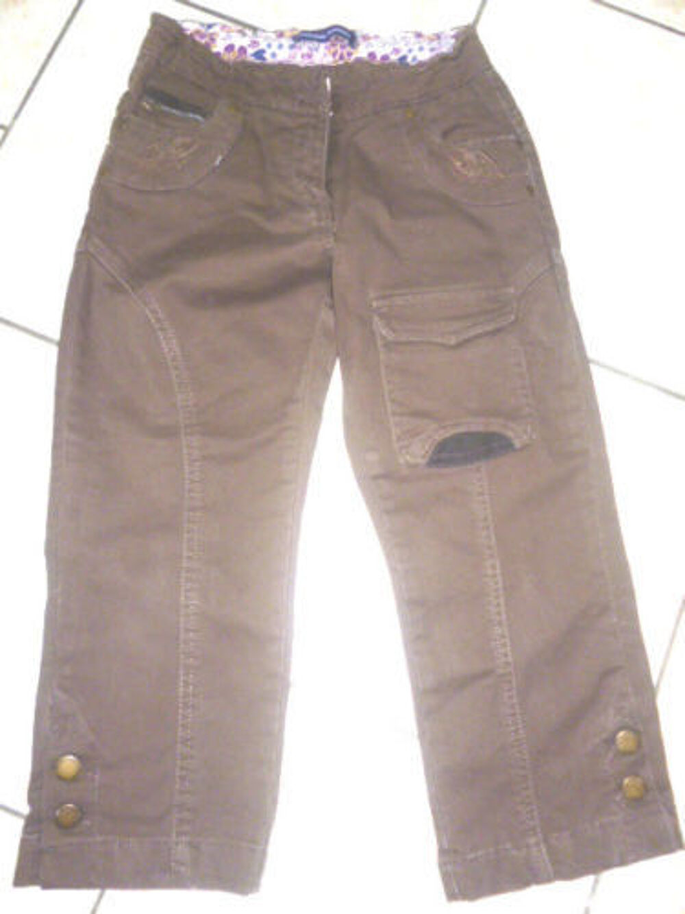 Pantalon Marron fonc&eacute; Original Marines fille Taille 8 ans Vêtements enfants