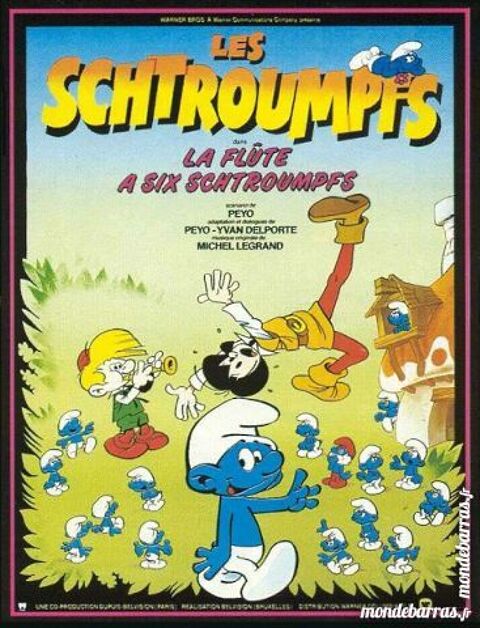 Dvd: La Fl�te � six Schtroumpfs (562) 6 Saint-Quentin (02)