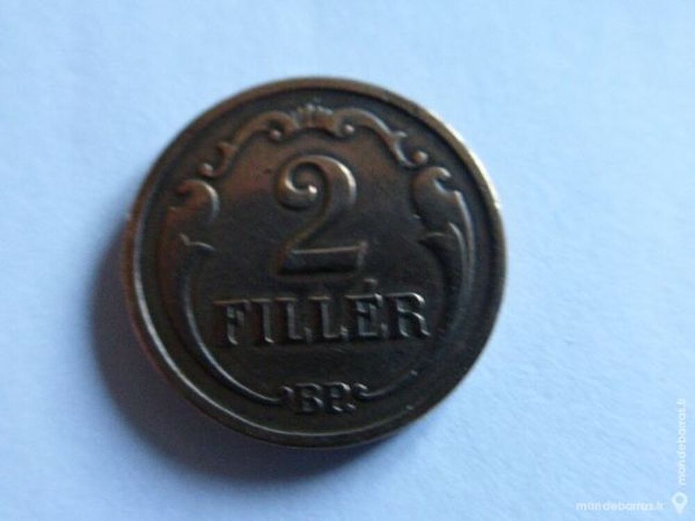 Pi&egrave;ce 2 filler BP 1927 Hongrie bronze 