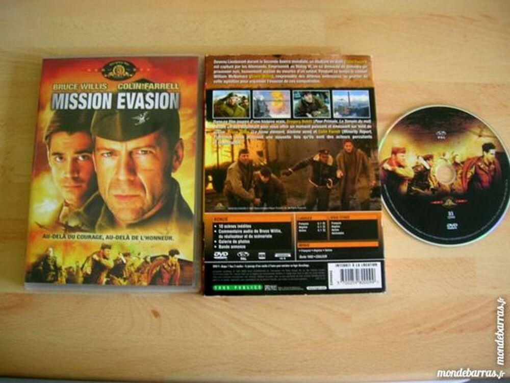 DVD MISSION EVASION - Bruce WILLIS/Colin FARRELL DVD et blu-ray