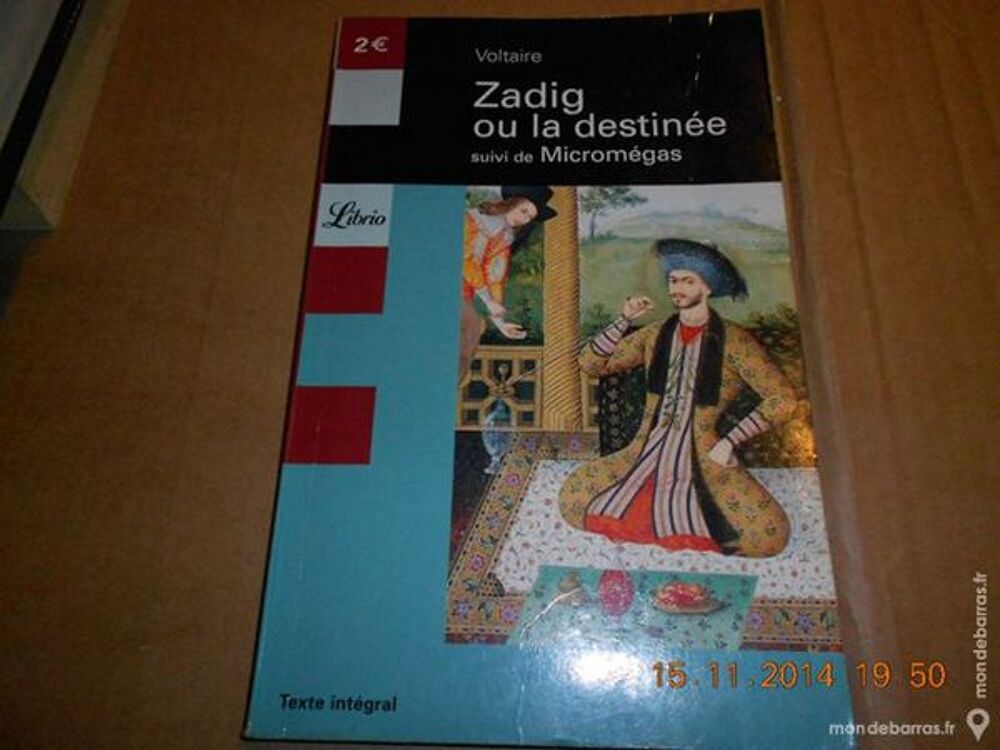 la neige en deuil, le methamorphose, zadig ou dest Livres et BD