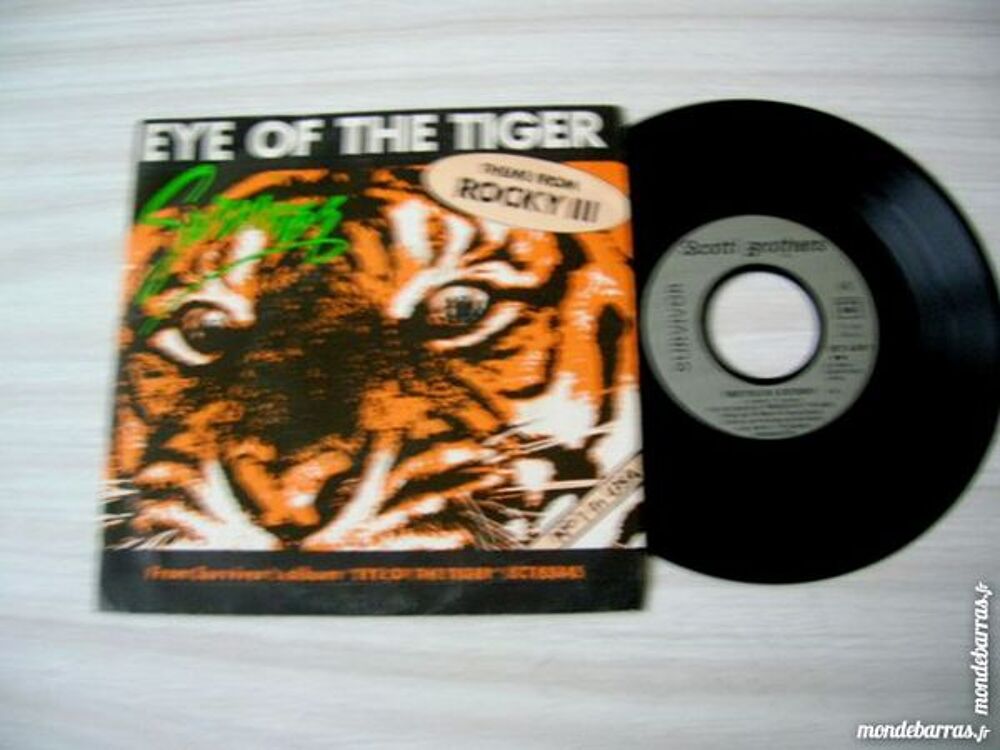 45 TOURS SURVIVOR Eye of the tiger CD et vinyles