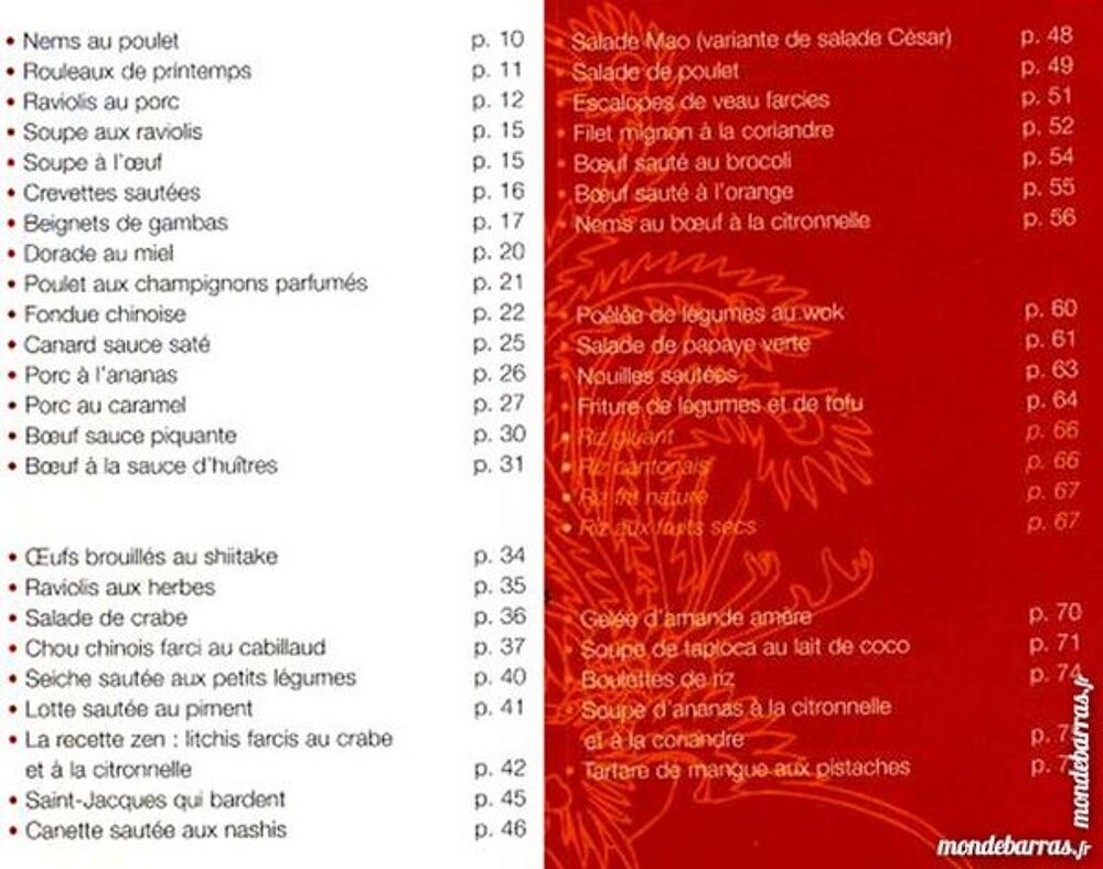 Red&eacute;couvrir LA CUISINE CHINOISE / prixportcompris Livres et BD