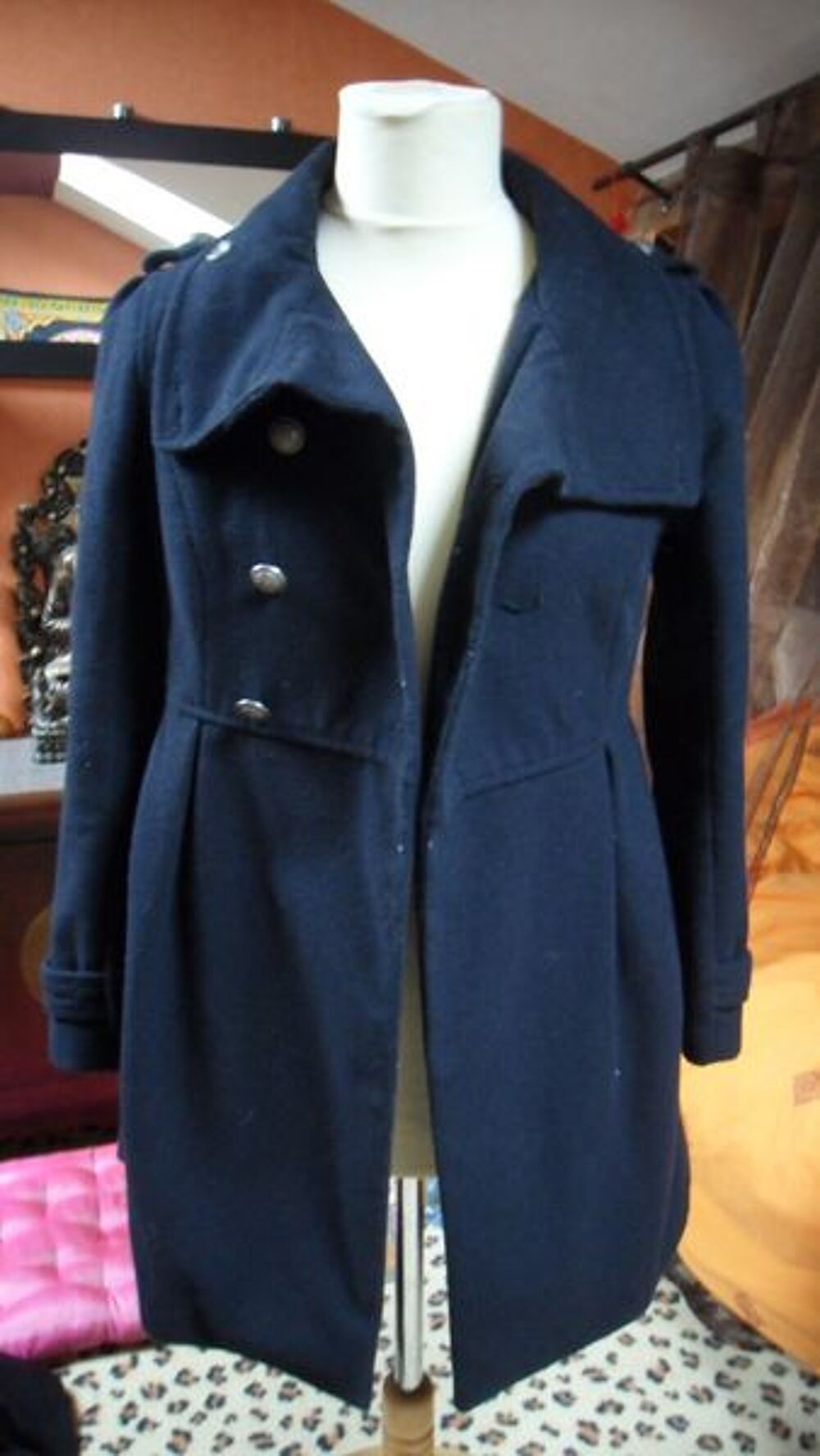 vends manteau bleu marine Vêtements