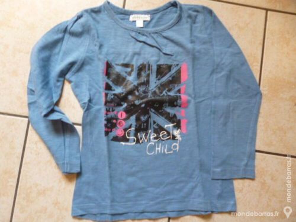 Tee-shirt Fille Manches longues VERT BAUDET 5 Ans Vêtements enfants
