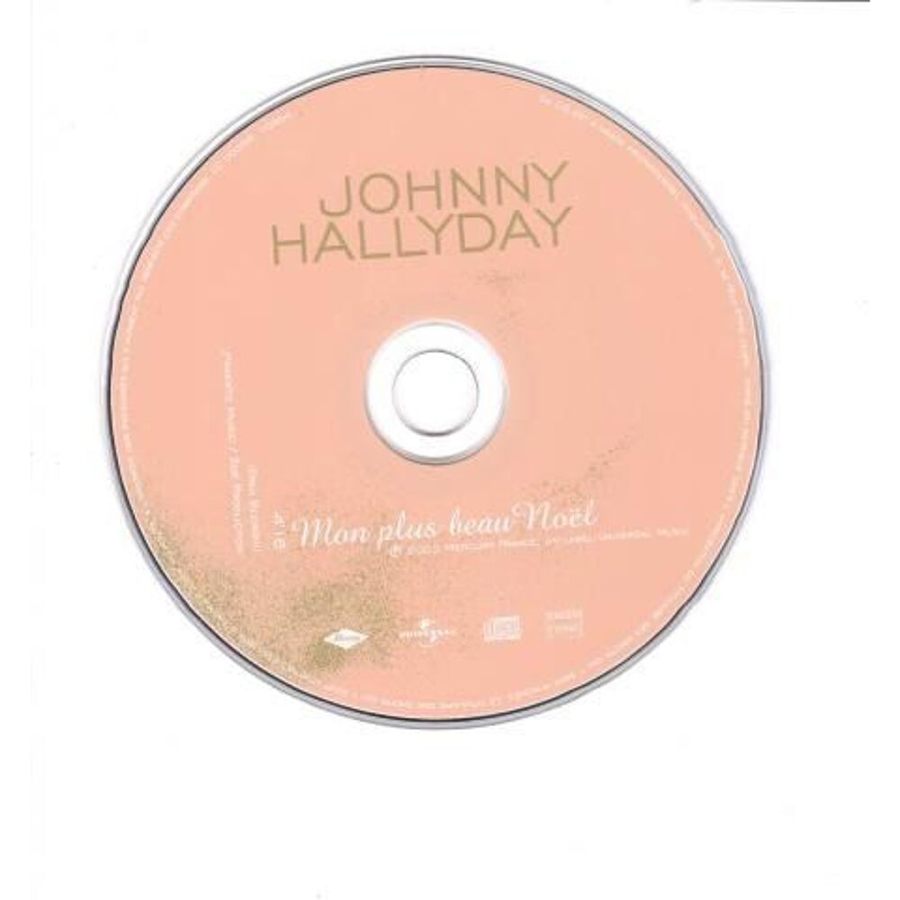 Johnny Hallyday &laquo; Mon plus beau no&euml;l &raquo; Promo CD et vinyles
