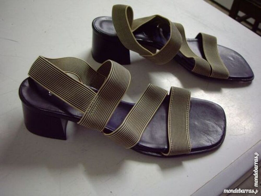 Sandales &agrave; talons Brun Ray&eacute; pointure 37 Chaussures