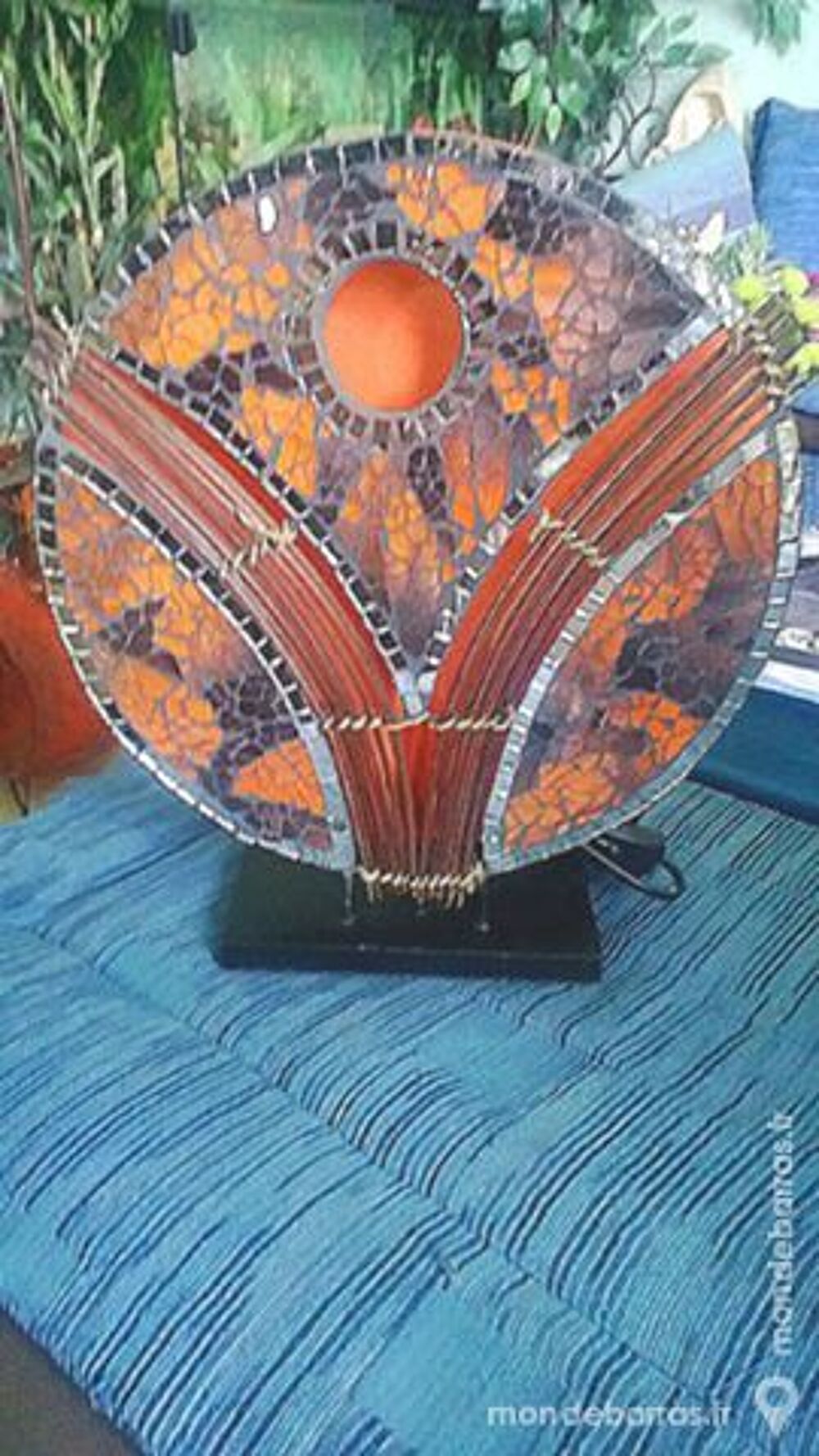 LAMPES MOSAIQUE NEUVES ORANGE OU BLANC Décoration